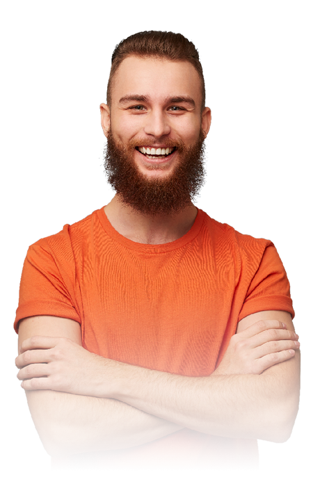 Homem sorrindo
